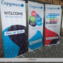 Banner Roll Up para Comunicação de Evento Corporativo